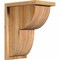 Ekena Millwork Crestline Rough Sawn Corbel w/Backplate, Western Red Cedar, 8"W x 12"D x 16"H COR08X12X16CRE01RWR - alternate 1